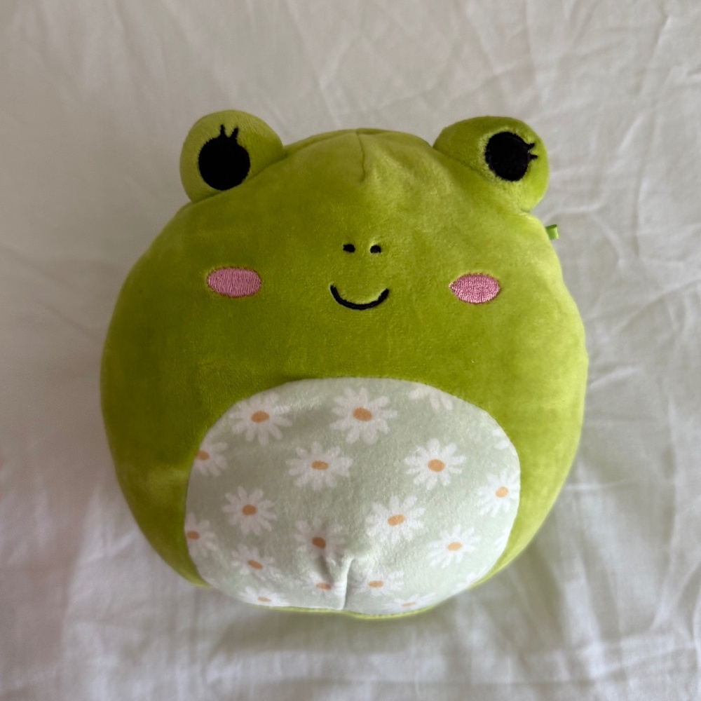 Rare green frog squishmallow